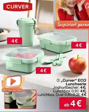 Woolworth Curver" ECO Lunchserie Joghurtbecher Angebot