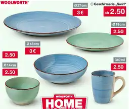 Woolworth Geschirrserie,,Swirl Angebot