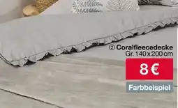 Woolworth Coralfleecedecke Angebot