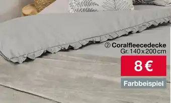 Woolworth Coralfleecedecke Angebot