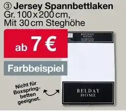 Woolworth Jersey Spannbettlaken Angebot