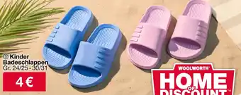 Woolworth Kinder Badeschlappen Angebot