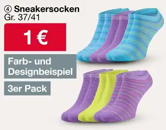 Woolworth Sneakersocken Angebot