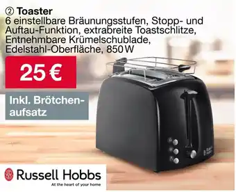 Woolworth Russell Hobbs Toaster Angebot