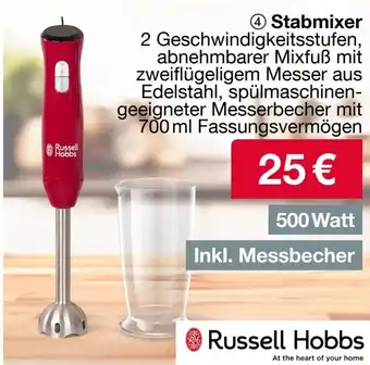 Woolworth Russell Hobbs Stabmixer Angebot
