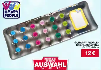 Woolworth HAPPY PEOPLE" Solar-Luftmatratze Angebot