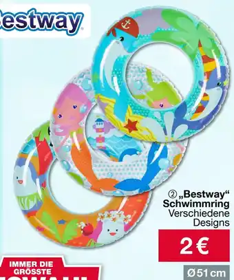 Woolworth Bestway" Schwimmring Angebot