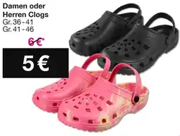 Woolworth Damen oder Herren Clogs Angebot