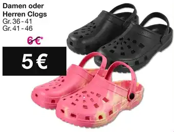 Woolworth Damen oder Herren Clogs Angebot