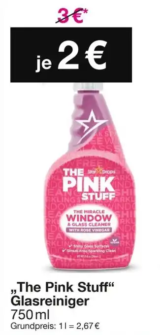 Woolworth ,,The Pink Stuff" Glasreiniger Angebot