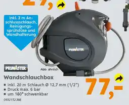 Globus Baumarkt PRIMASTER Wandschlauchbox Angebot