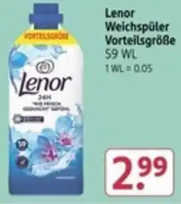 Rossmann Lenor Weichspüler Angebot