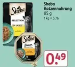 Rossmann Sheba Katzennahrung Angebot
