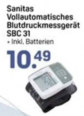 Rossmann Sanitas Vollautomatisches Blutdruckmessgerät SBC 31 Angebot