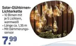 Rossmann Solar-Glühbirnen- Lichterkette Angebot