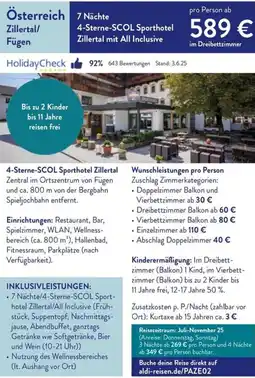 Aldi Nord Österreich Zillertal/Fügen Angebot