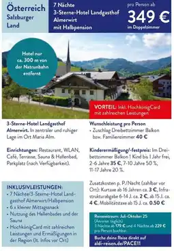 Aldi Nord Österreich Salzburger Land Angebot