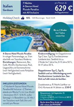 Aldi Nord Italien Gardasee Angebot