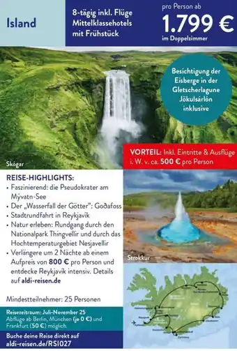 Aldi Nord Island Angebot