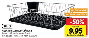 SCONTO KHG Geschirr-Abtropfständer Angebot