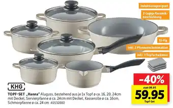SCONTO KHG Topf-Set Angebot