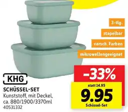 SCONTO KHG Schüssel-Set Angebot