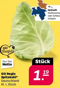NETTO GO Regio Spitzkohl Angebot