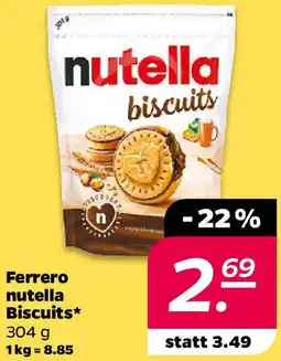 NETTO Ferrero nutella Biscuits Angebot