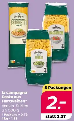 NETTO la campagna Pasta aus Hartweizen Angebot