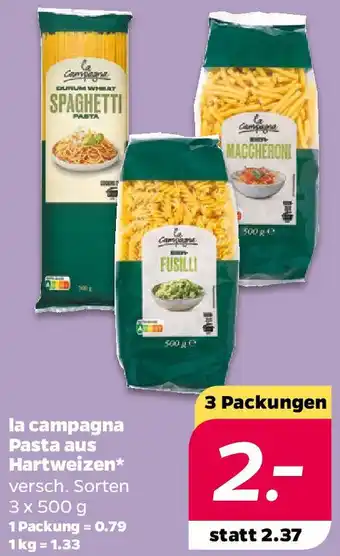 NETTO la campagna Pasta aus Hartweizen Angebot