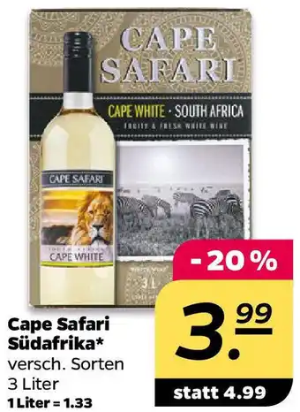 NETTO Cape Safari Südafrika Angebot