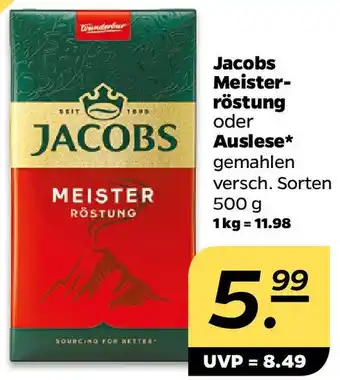 NETTO Jacobs Meisterröstung oder Auslese Angebot