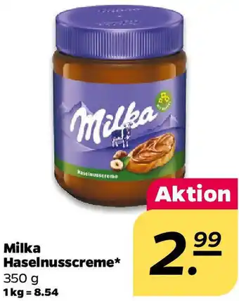 NETTO Milka Haselnusscreme Angebot
