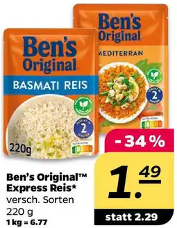 NETTO Ben's Original Express Reis Angebot