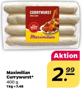 NETTO Maximilian Currywurst Angebot