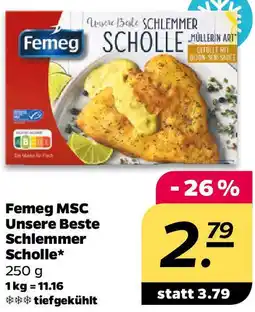 NETTO Femeg MSC Unsere Beste Schlemmer Scholle Angebot