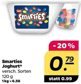 NETTO Smarties Joghurt Angebot
