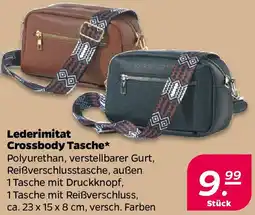 NETTO Lederimitat Crossbody Tasche Angebot