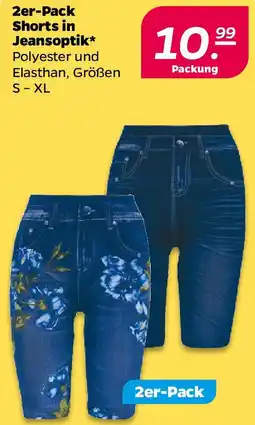 NETTO 2er-Pack Shorts in Jeansoptik Angebot