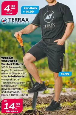 NETTO TERRAX WORKWEAR 2er-Pack T-Shirts oder Arbeitshorts Angebot
