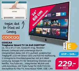 NETTO COOCAA Tragbarer Smart TV 24 Zoll CGPF70Z Angebot