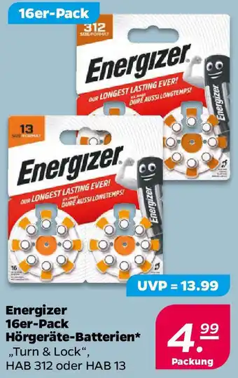 NETTO Energizer 16er-Pack Hörgeräte-Batterien Angebot