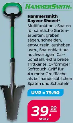 NETTO Hammersmith Rayzor Shovel Angebot