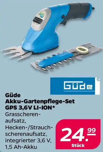 NETTO Güde Akku-Gartenpflege-Set GPS 3,6V LI-ION Angebot