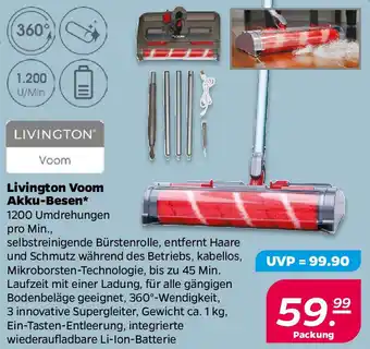 NETTO Livington Voom Akku-Besen Angebot