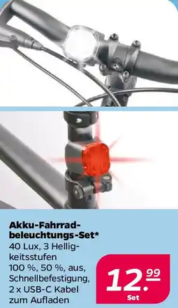 NETTO Akku-Fahrradbeleuchtungs-Set Angebot