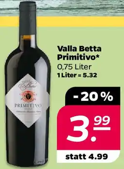 NETTO Valla Betta Primitivo Angebot