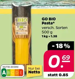 NETTO GO BIO Pasta Angebot