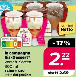 NETTO la campagna Eis-Dessert Angebot