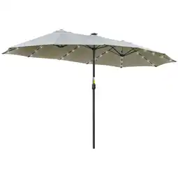 Netto Marken-Discount Outsunny Sonnenschirm Polyester-Gewebe, Metall Angebot